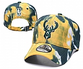 Milwaukee Bucks Team Logo Adjustable Hat YD (3),baseball caps,new era cap wholesale,wholesale hats
